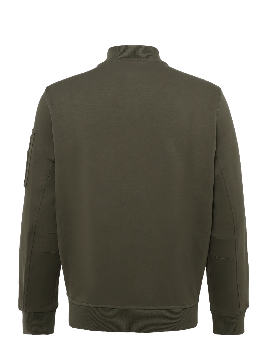 Polo Ralph Lauren - 30/1 DOUBLE KNT CVC-LSL-SWS - höstjackor - company olive - 1