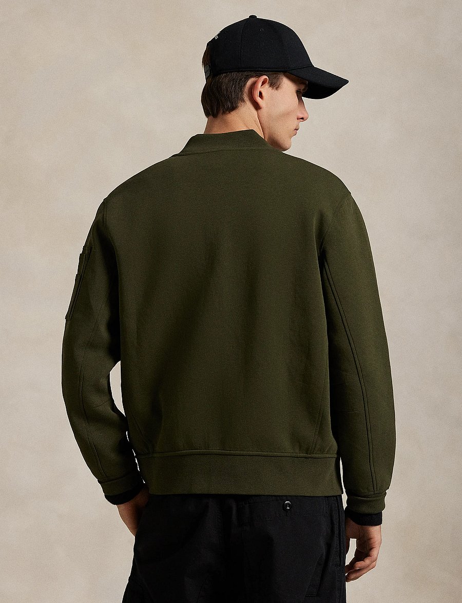 Polo Ralph Lauren - 30/1 DOUBLE KNT CVC-LSL-SWS - höstjackor - company olive - 3