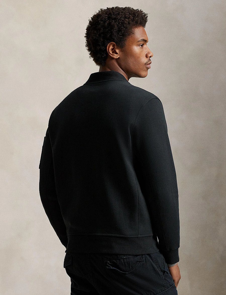 Polo Ralph Lauren - Double-Knit Flight Jacket - herbstjacken - polo black - 3