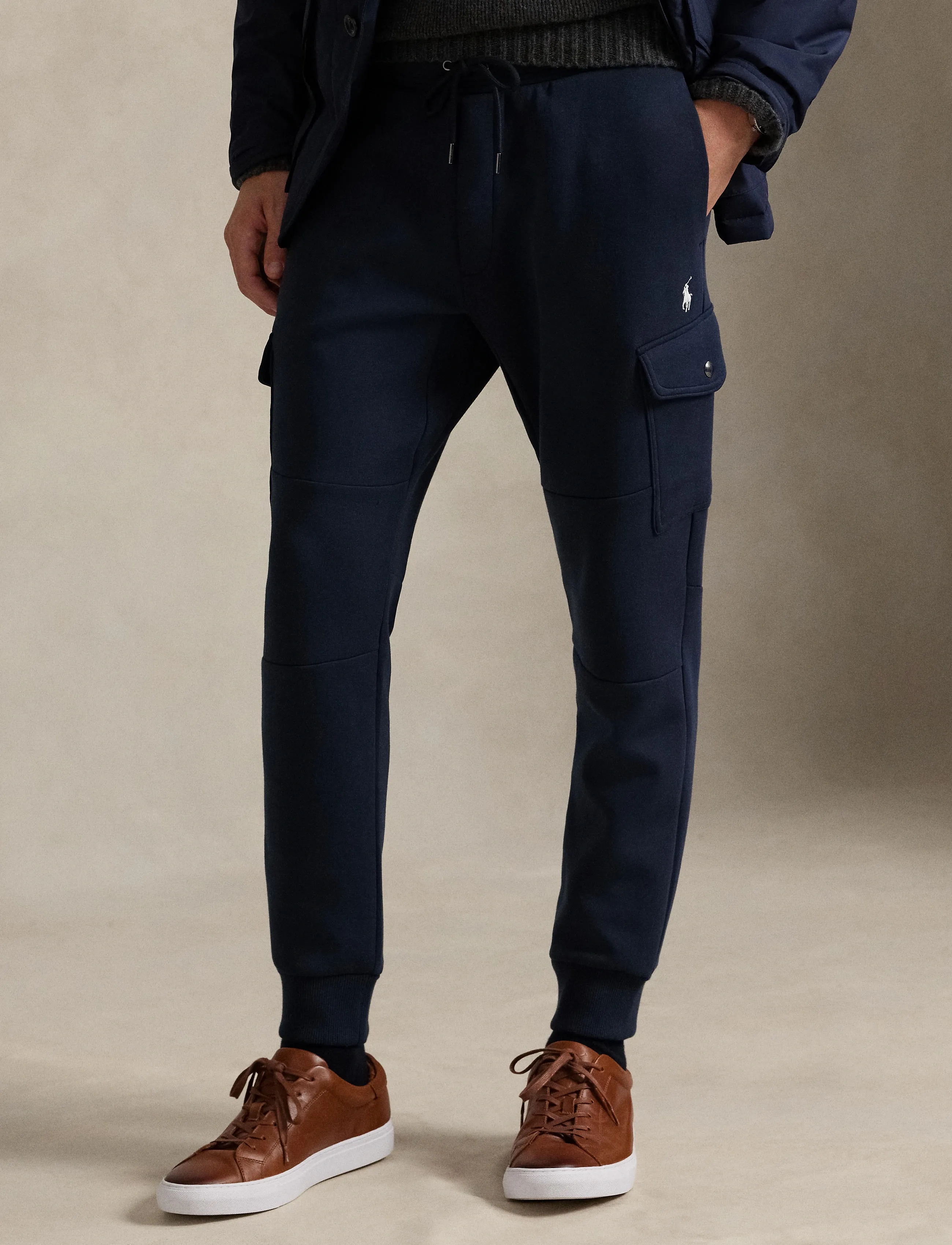 Polo Ralph Lauren Double-Knit Cargo Jogger Pant, XS, Navy, Underdele > Joggingbukser, Herre