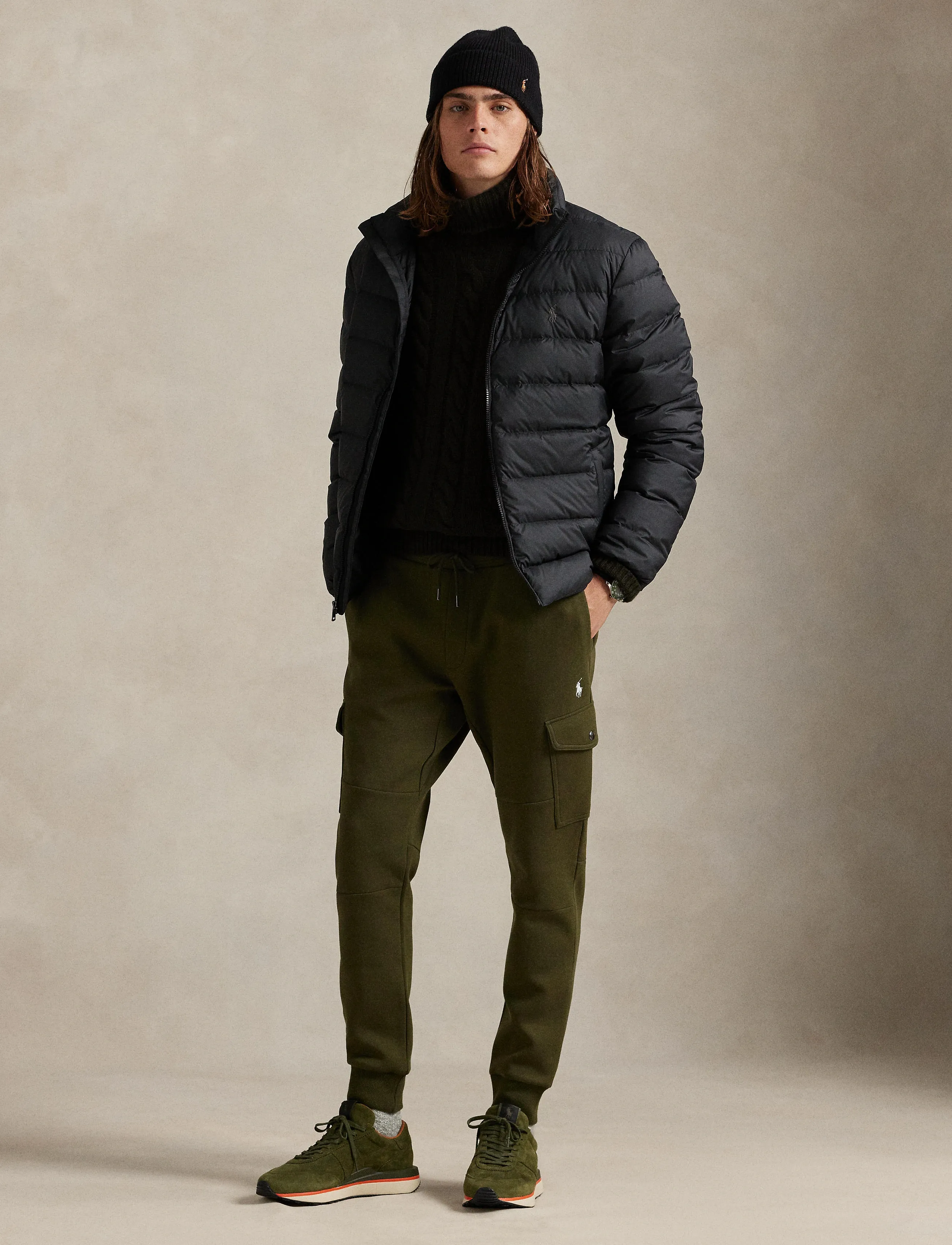 Polo Ralph Lauren - Double-Knit Cargo Jogger Pant - shop efter anledning - company olive - 3
