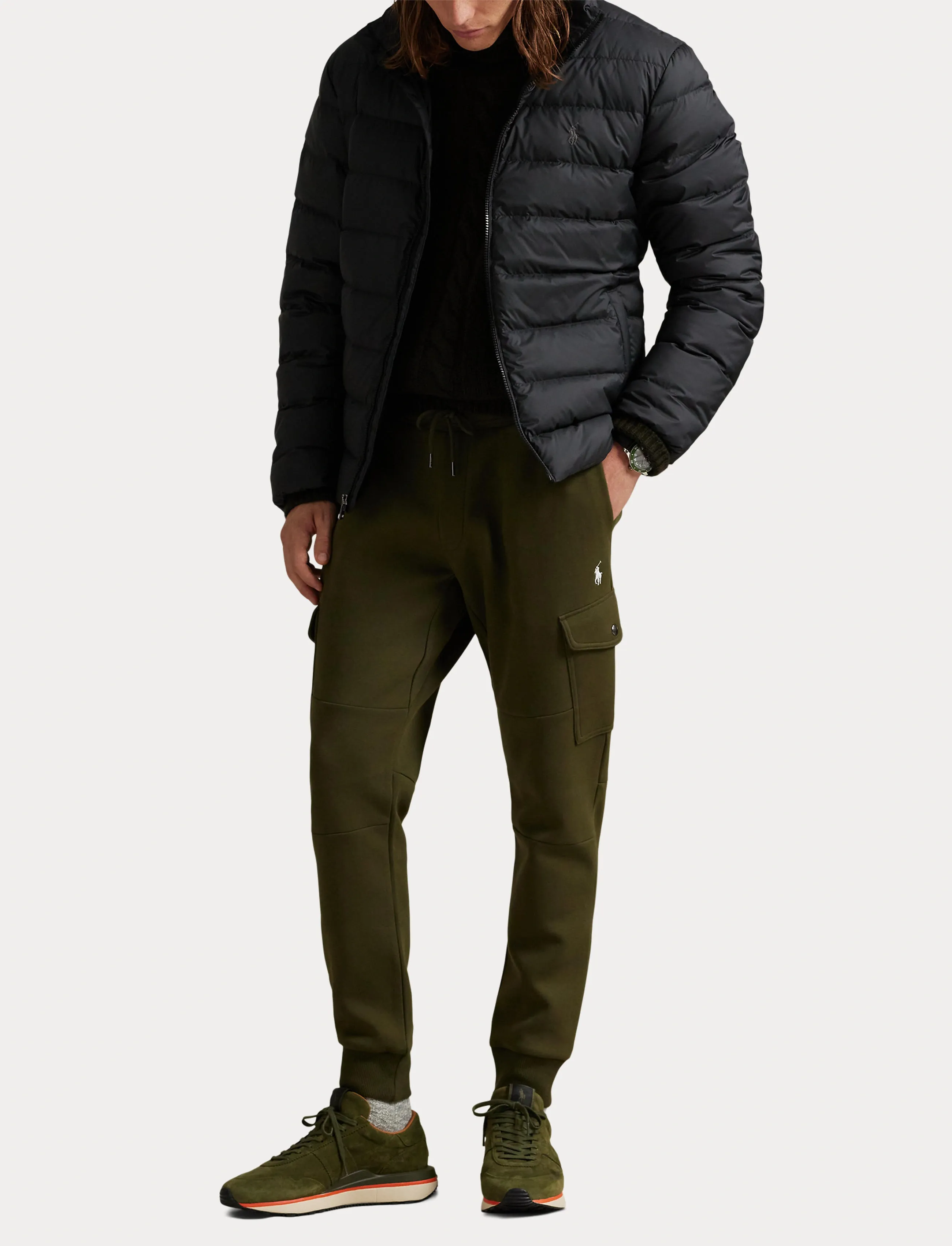 Polo Ralph Lauren - Double-Knit Cargo Jogger Pant - shop efter anledning - company olive - 4