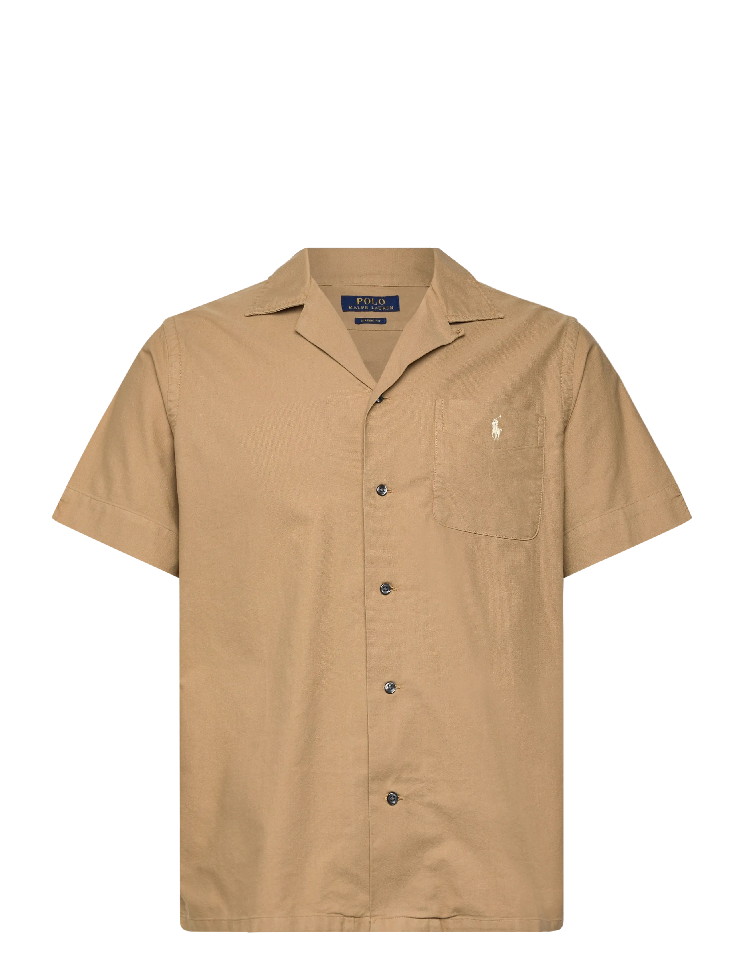 Polo Ralph Lauren Classic Fit Oxford Camp Shirt - Kortærmede skjorter - CAFE TAN / beige