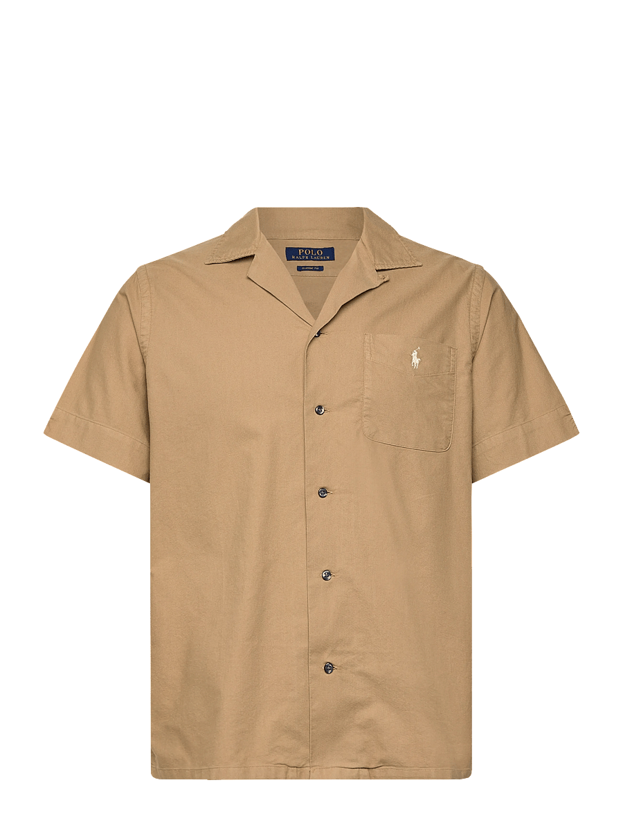 Polo Ralph Lauren - Classic Fit Oxford Camp Shirt - kurzarmhemden - cafe tan - 1