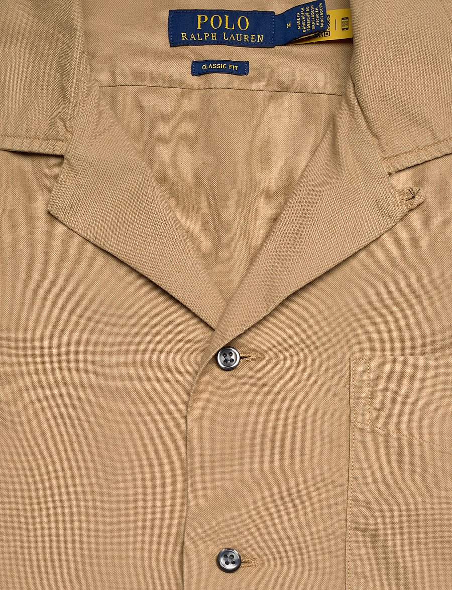 Polo Ralph Lauren - Classic Fit Oxford Camp Shirt - kurzarmhemden - cafe tan - 4