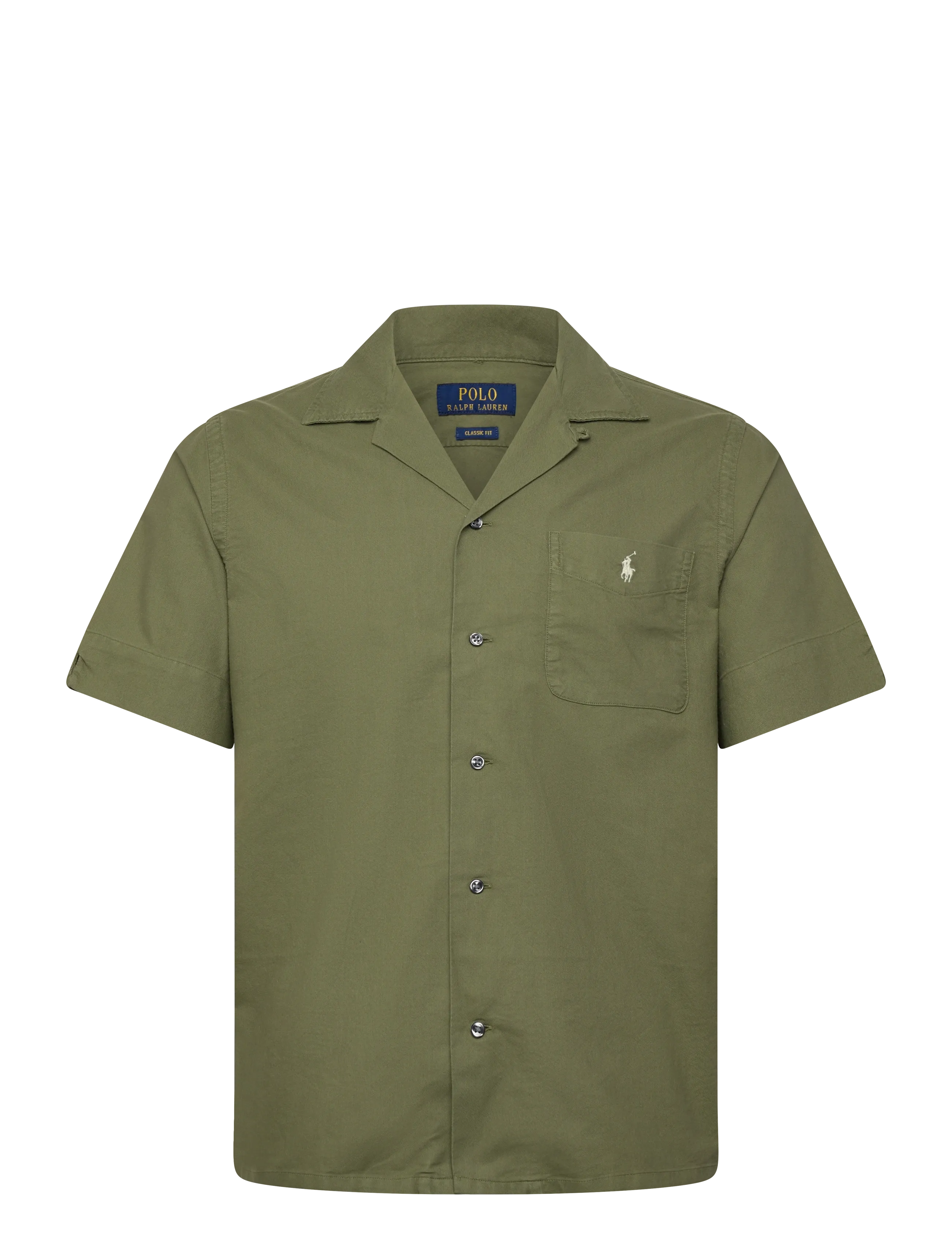 Polo Ralph Lauren Classic Fit Oxford Camp Shirt - Tøj - GARDEN TRAIL / khaki/green