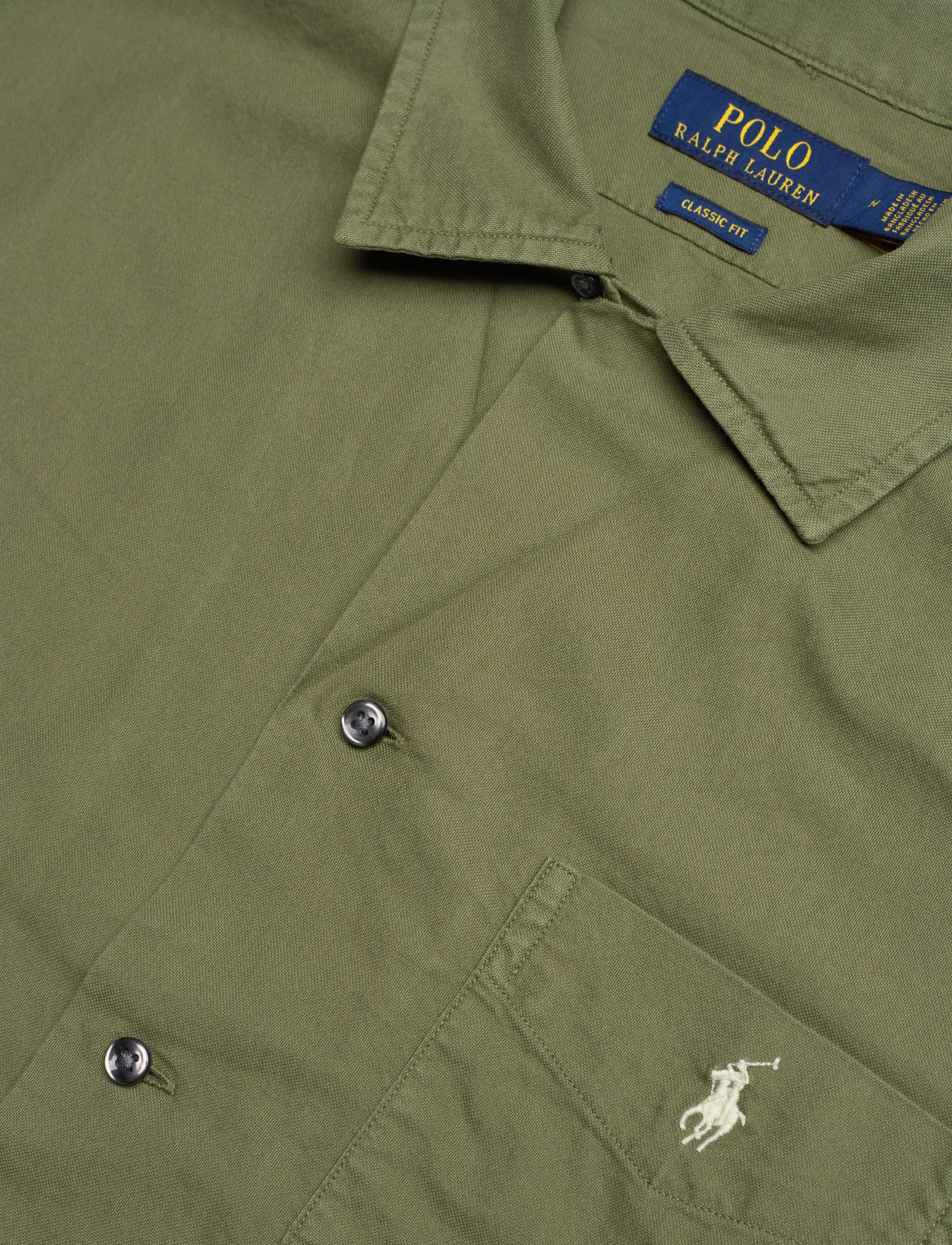 Polo Ralph Lauren - Classic Fit Oxford Camp Shirt - kortærmede skjorter - garden trail - 3