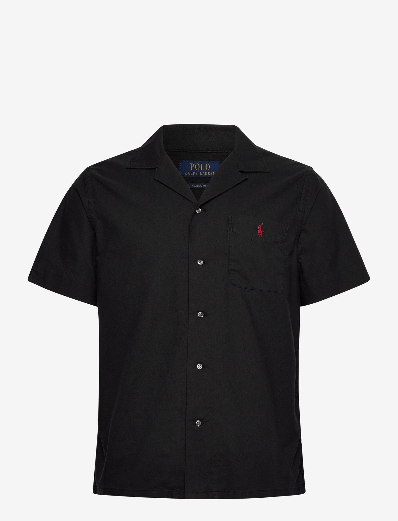 Polo Ralph Lauren - Classic Fit Oxford Camp Shirt - kurzarmhemden - polo black - 0