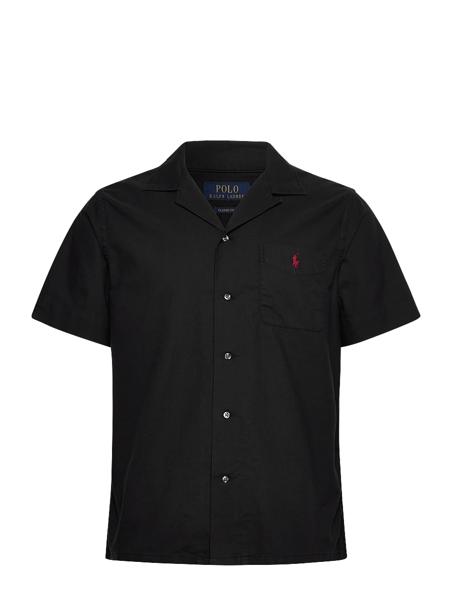 Polo Ralph Lauren - Classic Fit Oxford Camp Shirt - chemises à manches courtes - polo black - 0