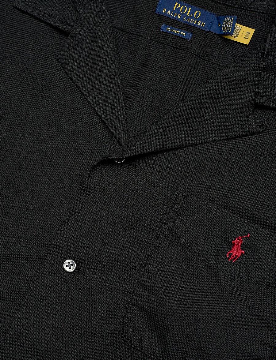 Polo Ralph Lauren - Classic Fit Oxford Camp Shirt - chemises à manches courtes - polo black - 3