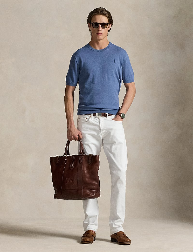 Polo Ralph Lauren - 32/3 COTTON-SSL-PLO - kurzärmelig - capri blue - 0