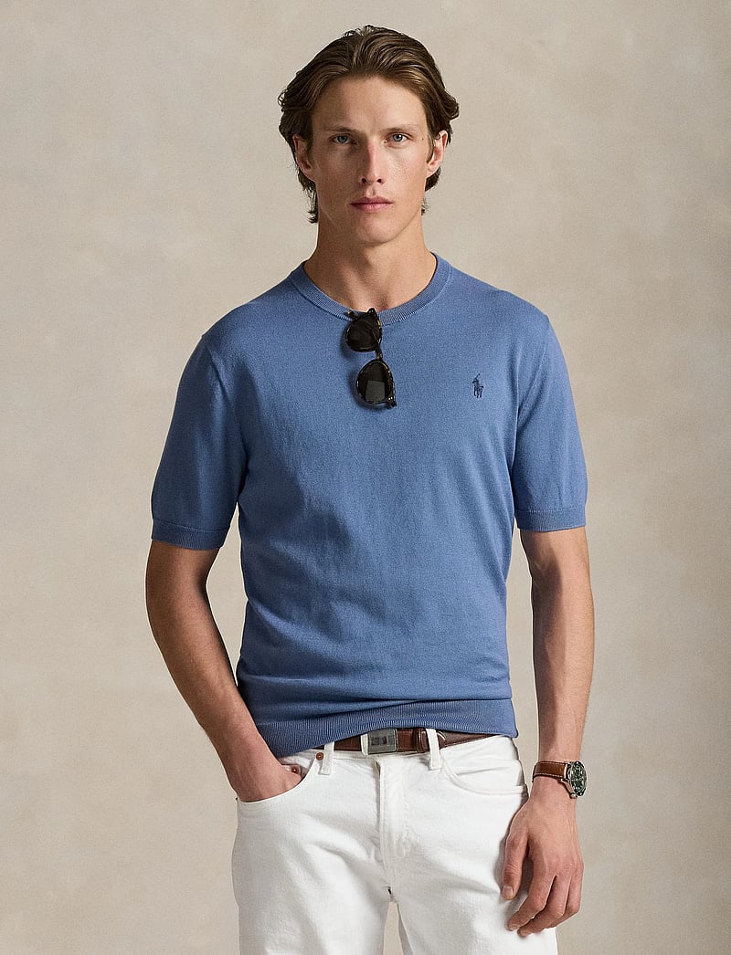 Polo Ralph Lauren - 32/3 COTTON-SSL-PLO - kurzärmelig - capri blue - 3