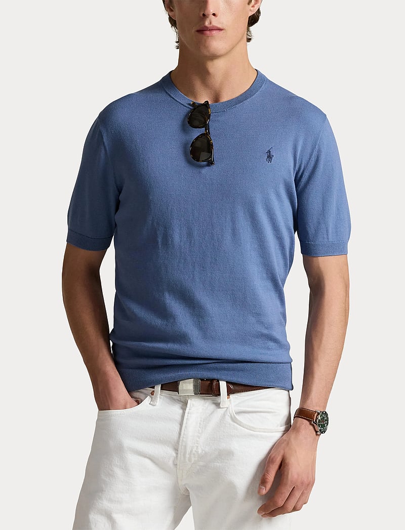 Polo Ralph Lauren - 32/3 COTTON-SSL-PLO - kurzärmelig - capri blue - 5