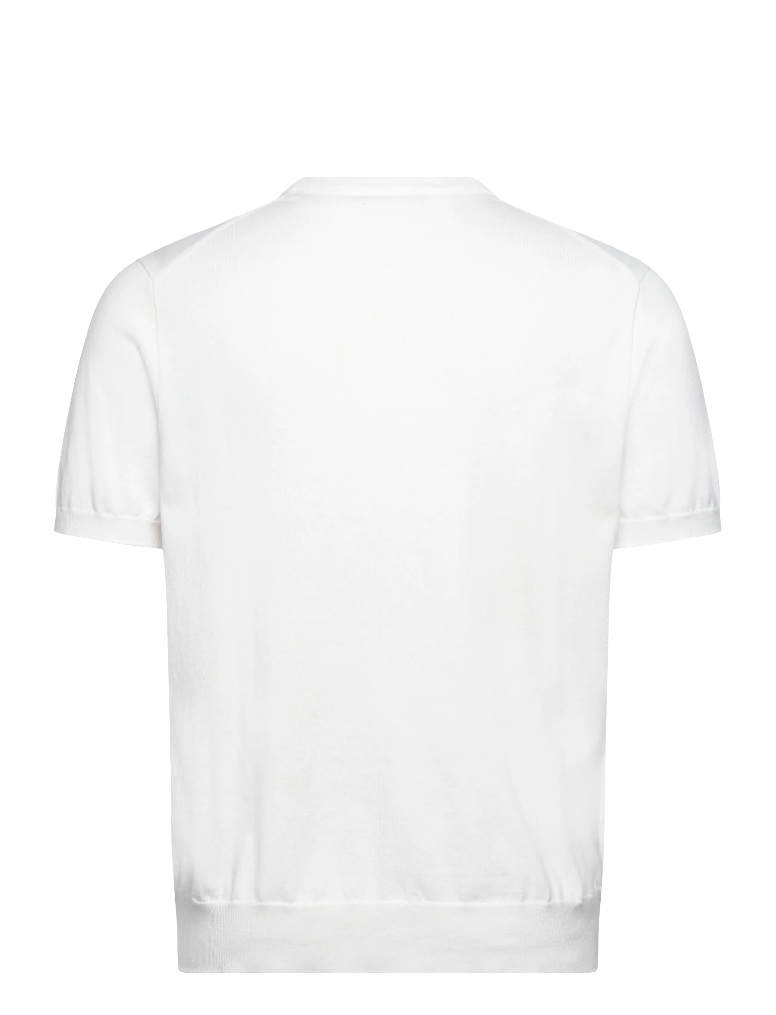 Polo Ralph Lauren - Cotton Crewneck Short-Sleeve Sweater - short-sleeved t-shirts - deckwash white w - 1