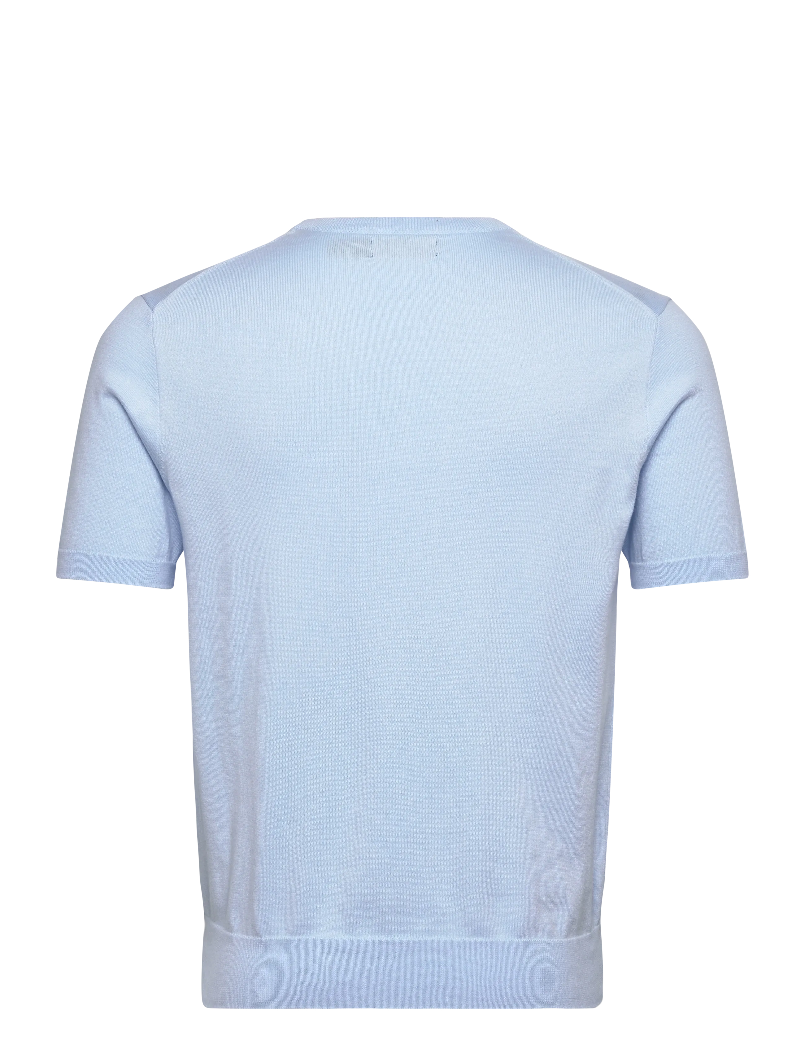 Polo Ralph Lauren - Cotton Crewneck Short-Sleeve Sweater - kurzärmelig - office blue - 1