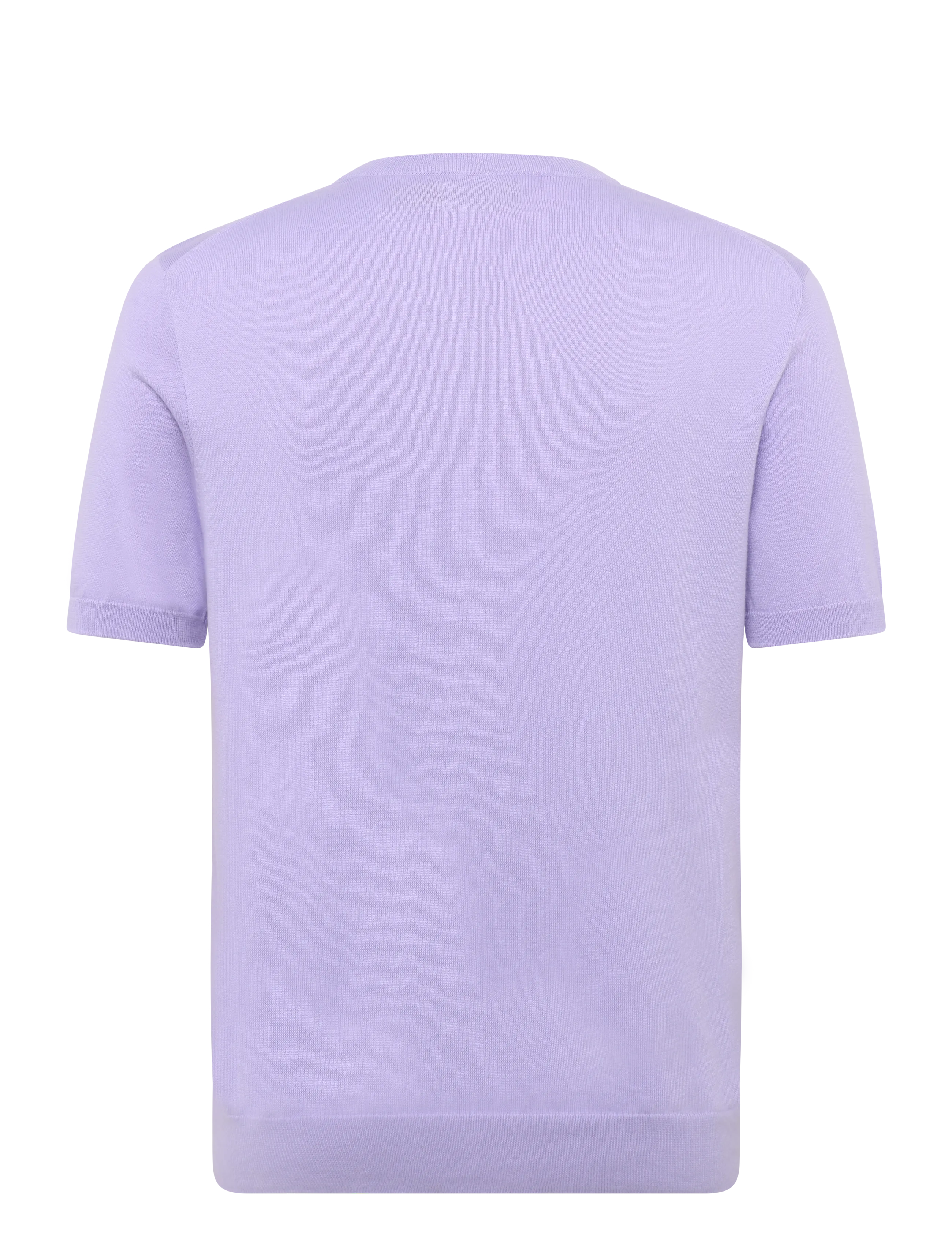 Polo Ralph Lauren - Cotton Crewneck Short-Sleeve Sweater - kortärmade t-shirts - powder purple - 2
