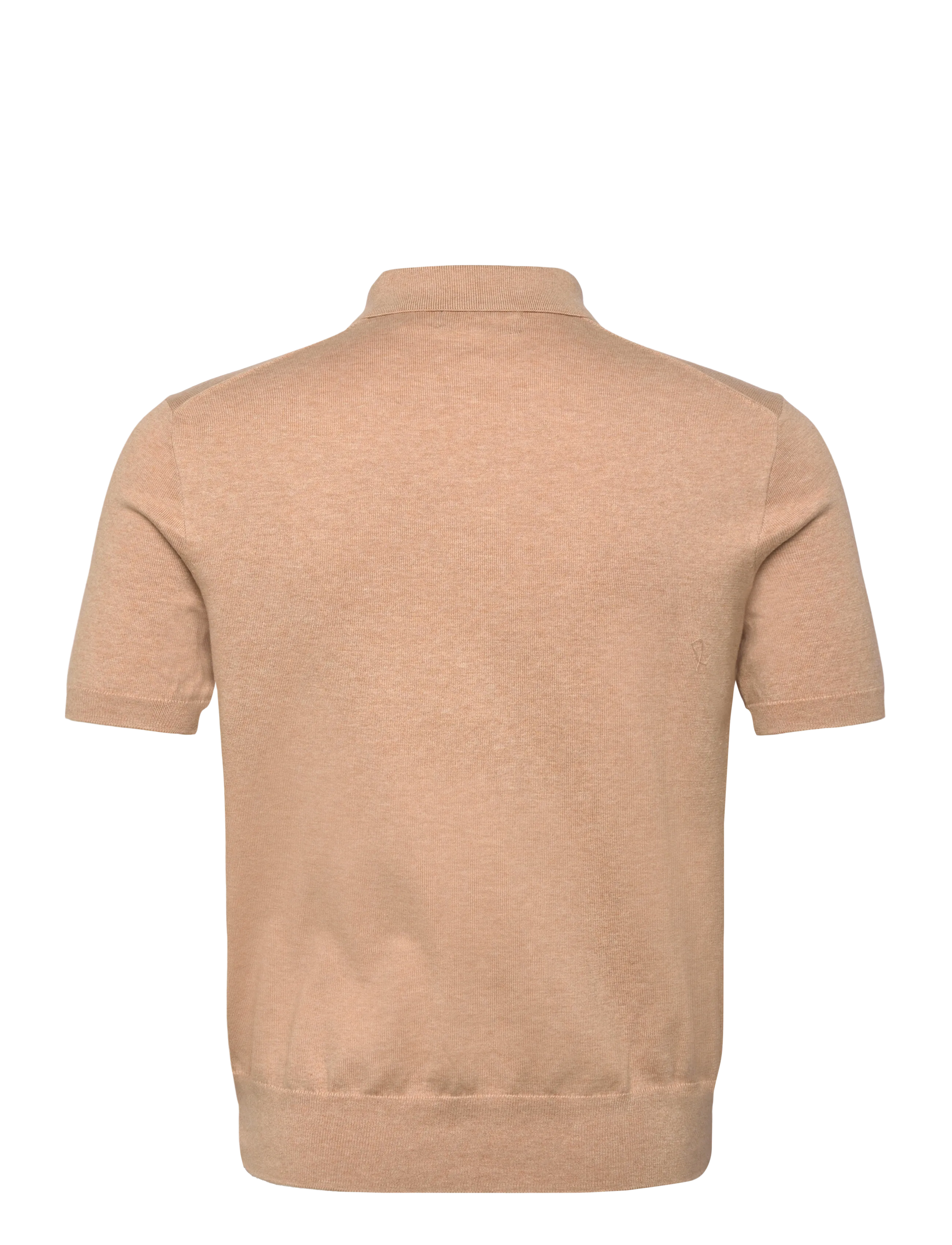 Polo Ralph Lauren - Cotton Polo Sweater - short-sleeved polos - camel melange - 1