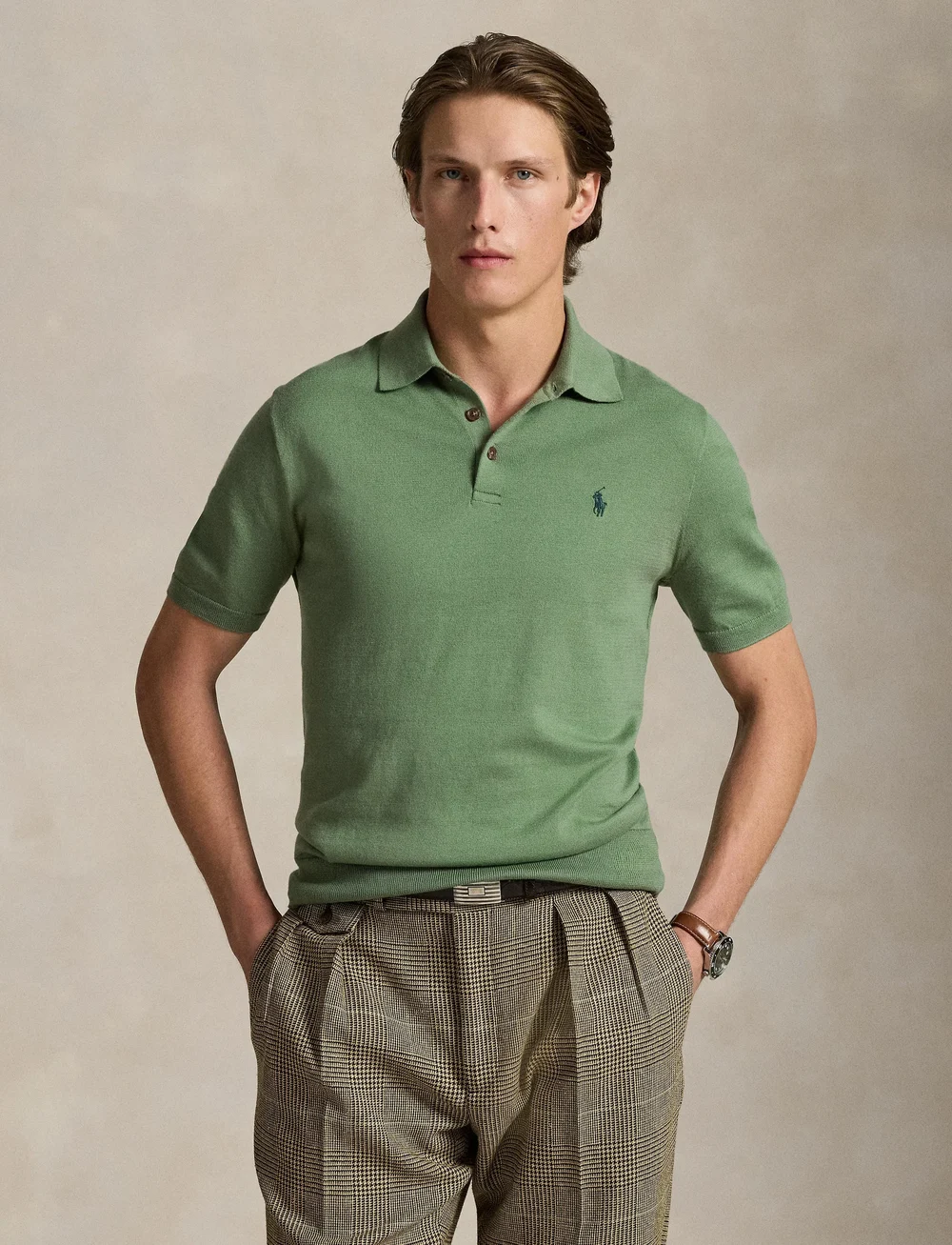 Polo Ralph Lauren - 32/3 COTTON-SSL-PLO - kurzärmelig - fatigue - 3