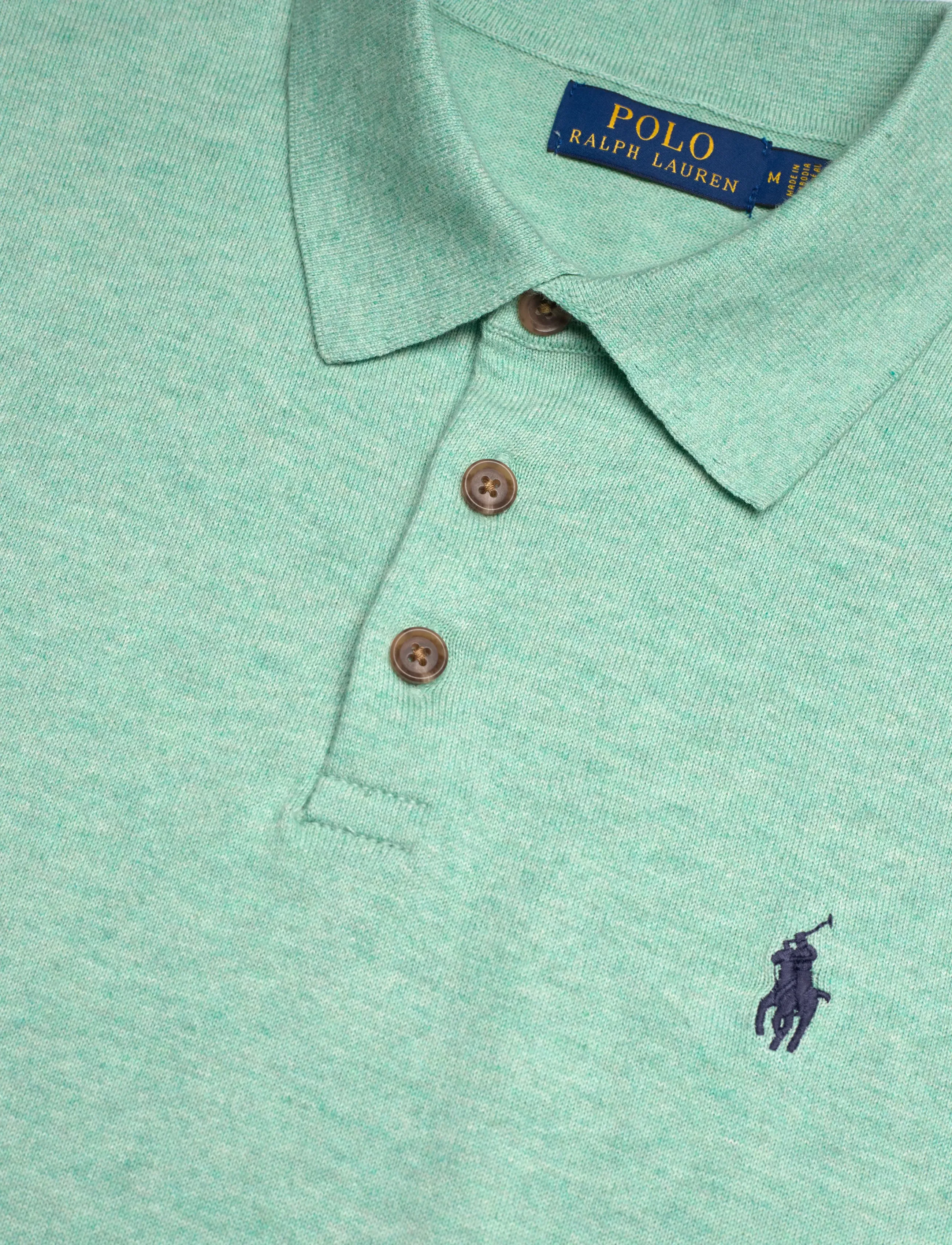Polo Ralph Lauren - 32/3 COTTON-SSL-PLO - short-sleeved polos - green swallow hea - 2