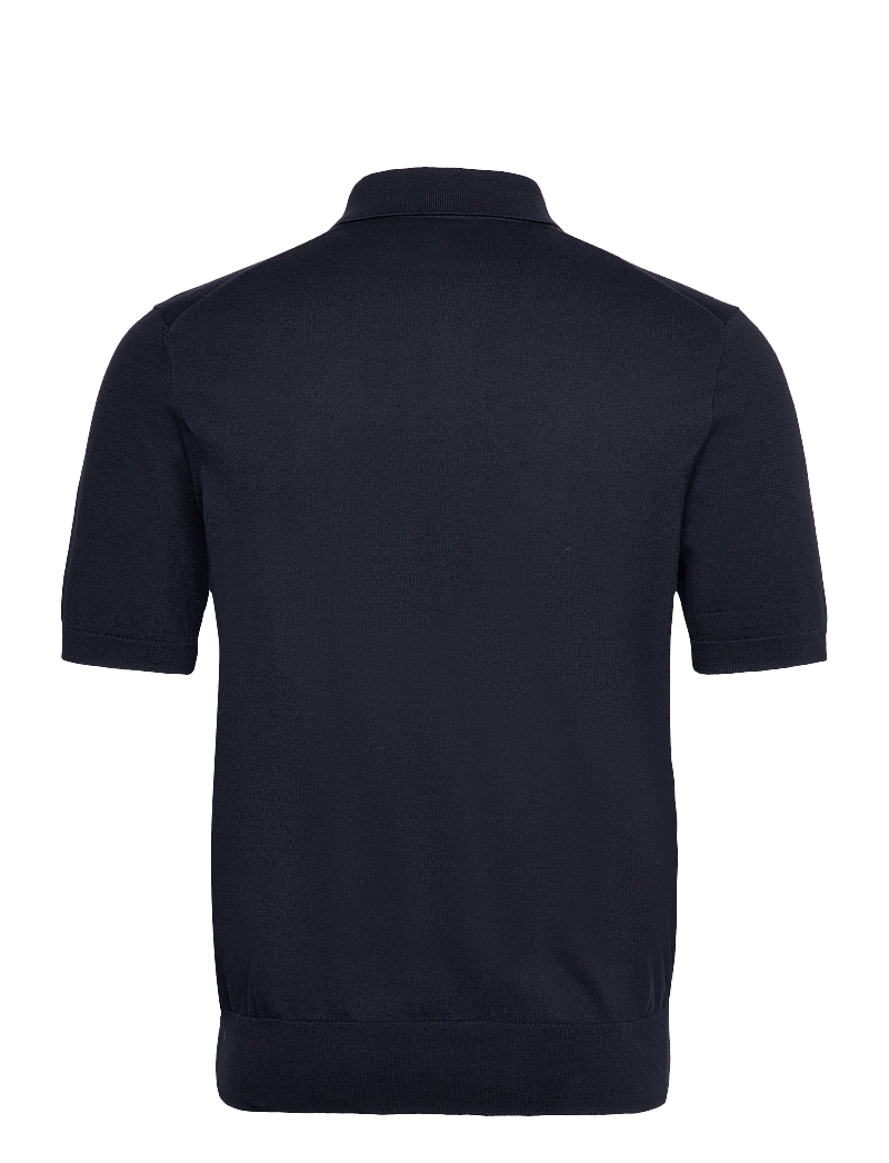Polo Ralph Lauren - Cotton Polo-Collar Sweater - polostrik - hunter navy - 1