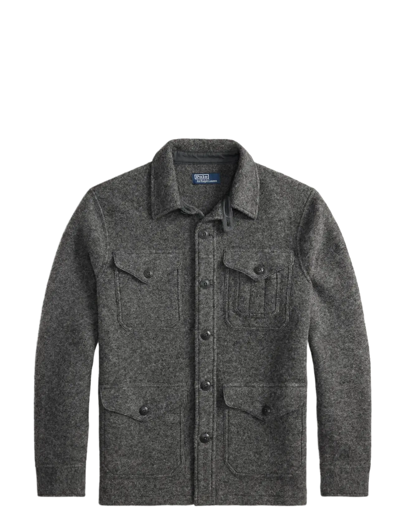 Polo Ralph Lauren Felted Wool-Blend Jacket - 4 for 3 - BARCLAY HEATHER / grey
