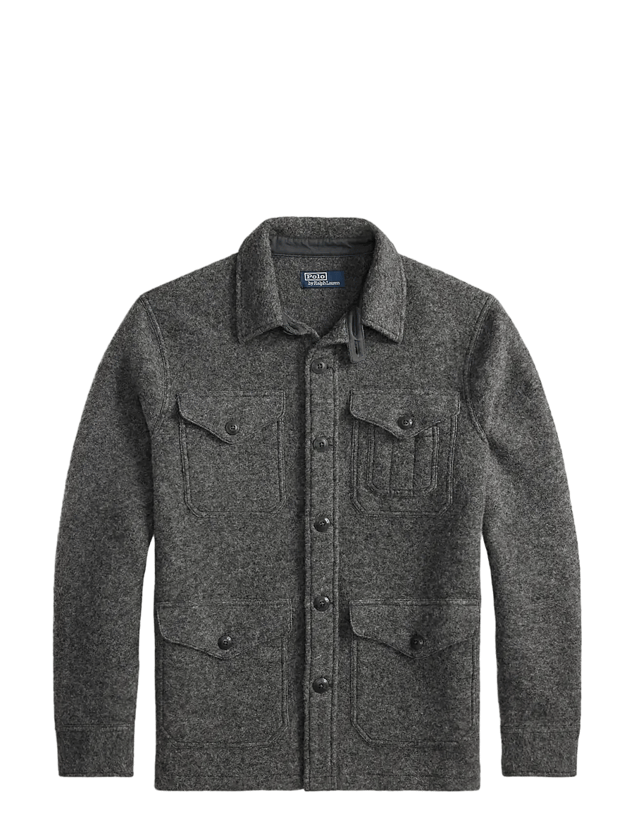 Polo Ralph Lauren - Felted Wool-Blend Jacket - barclay heather - 1