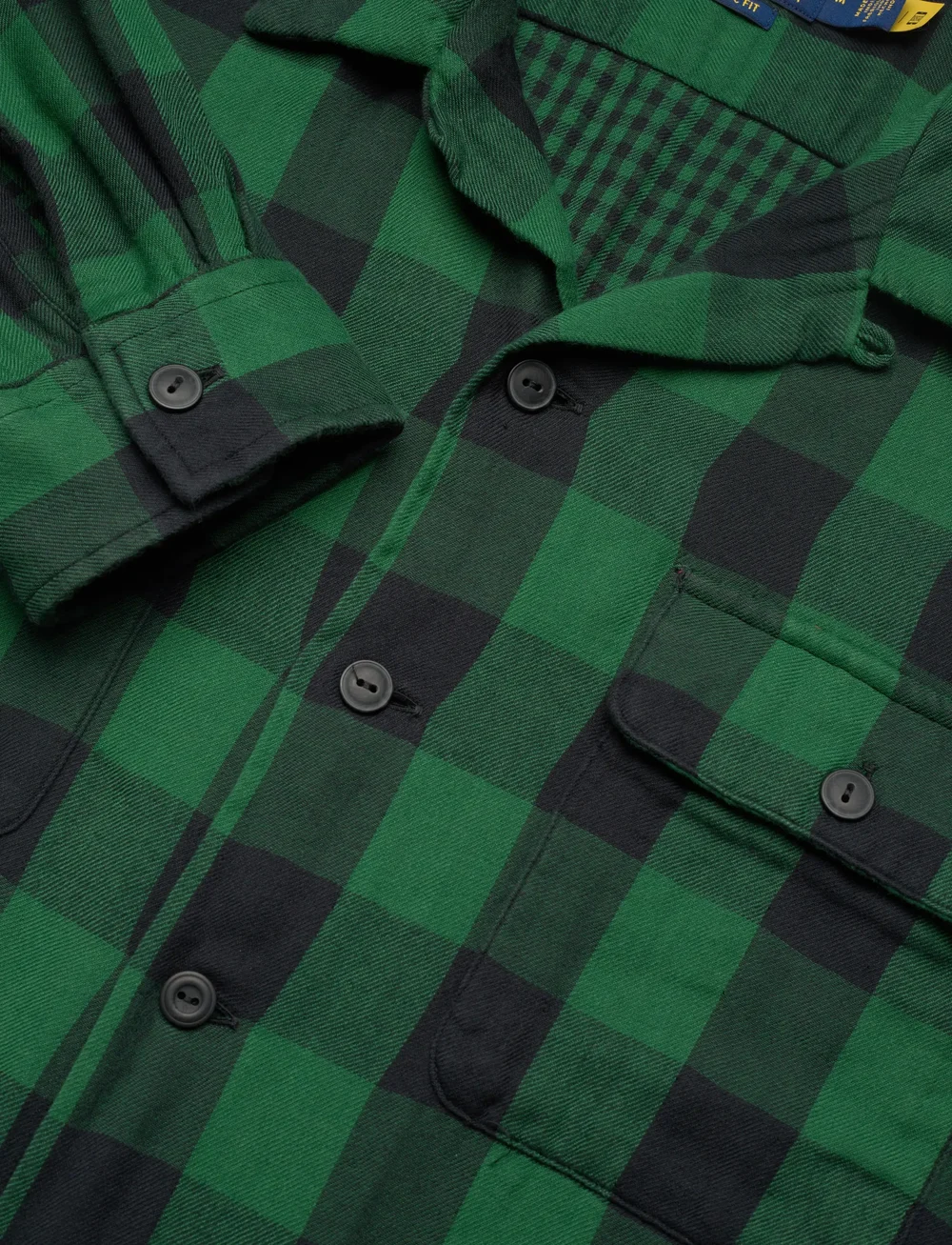 Polo Ralph Lauren - DOUBLE FACED-OSJSPS - basic skjorter - 1932c green black - 2