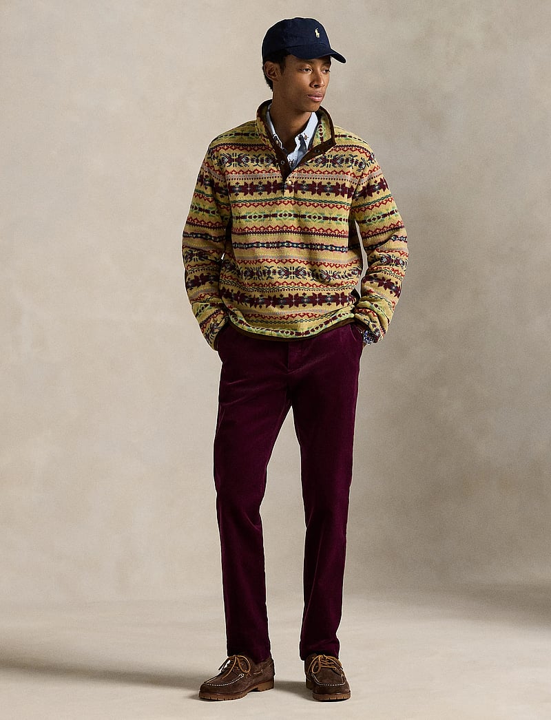 Polo Ralph Lauren - Fair Isle-Inspired Fleece Pullover - fleece-pullover - camel combo - 0