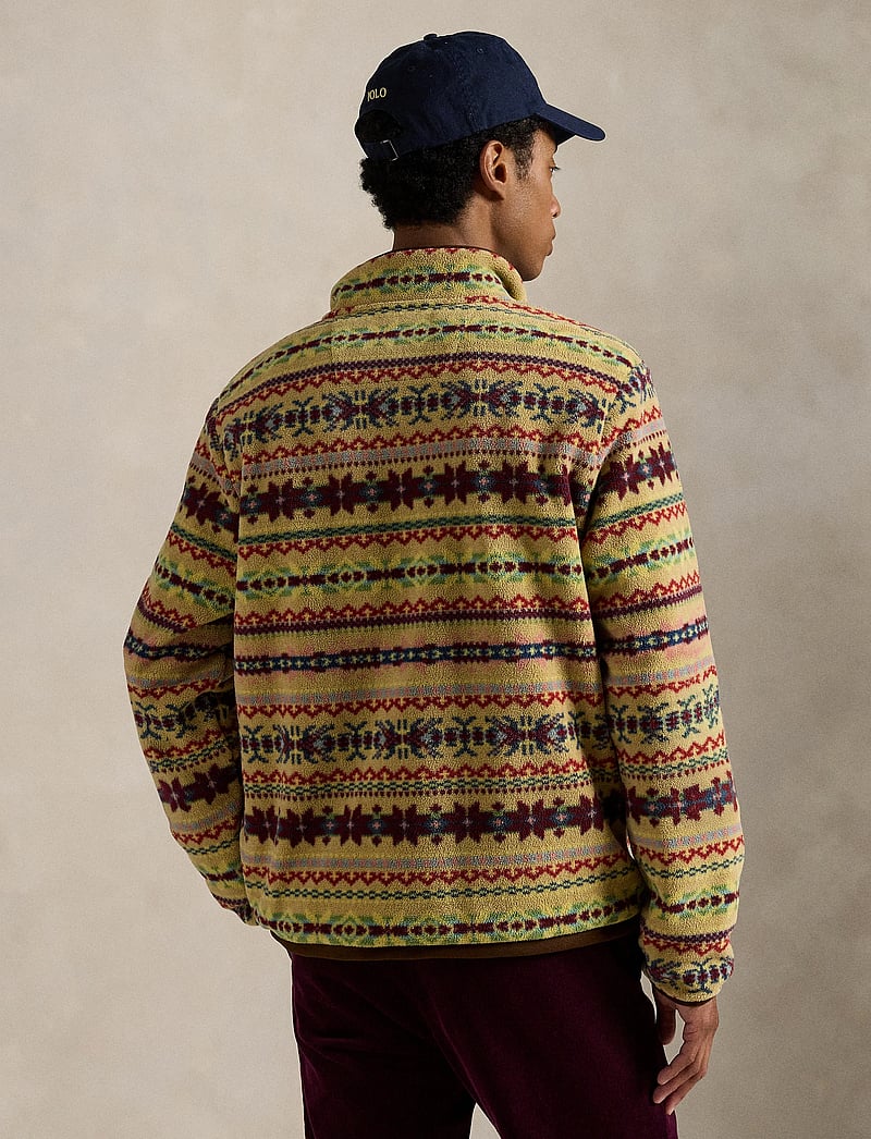 Polo Ralph Lauren - Fair Isle-Inspired Fleece Pullover - fleece-pullover - camel combo - 2
