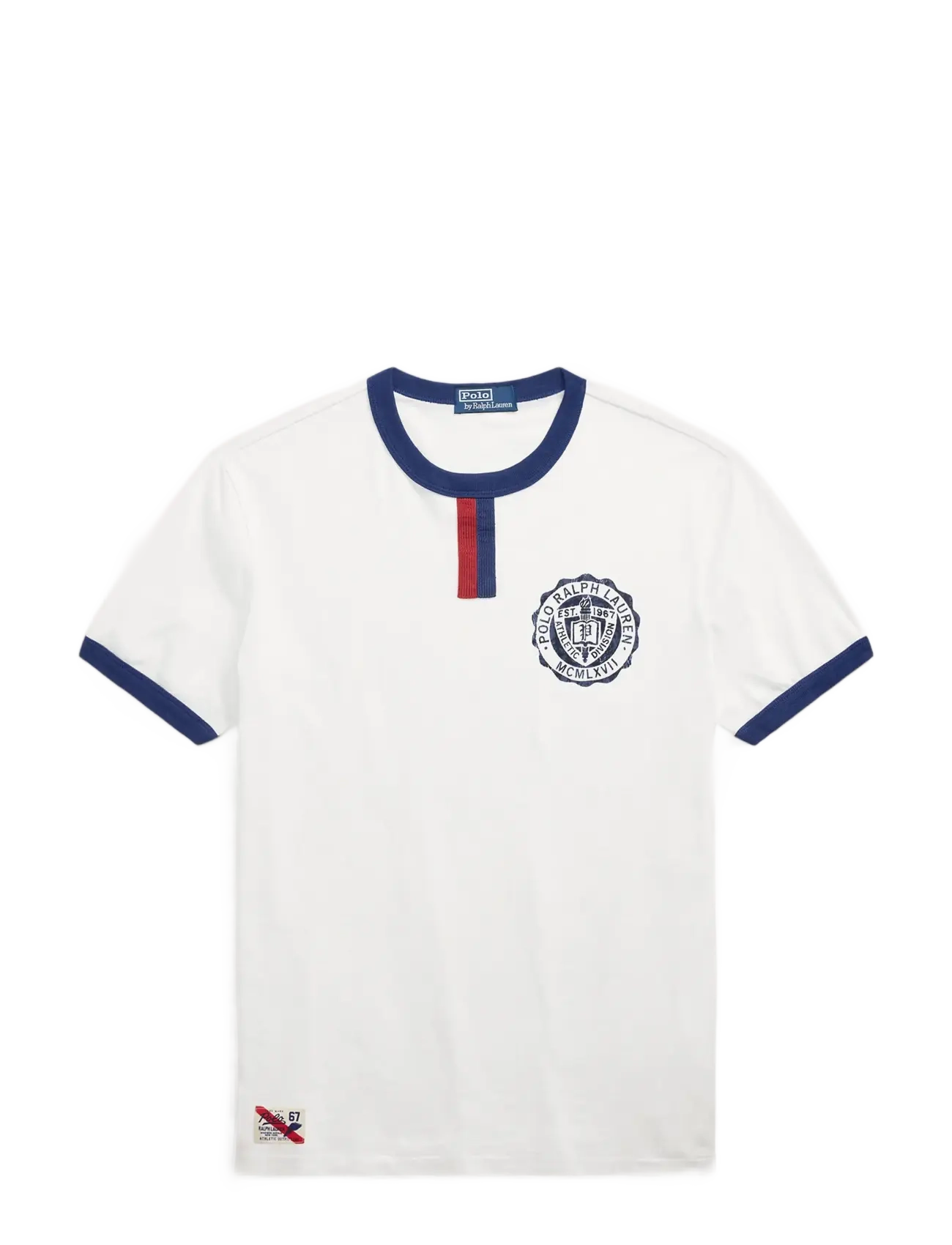Polo Ralph Lauren Standard Fit Jersey Graphic T-Shirt - Ralph Lauren - NEVIS / white