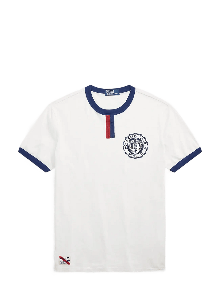 Polo Ralph Lauren - Standard Fit Jersey Graphic T-Shirt - kurzärmelig - nevis - 1