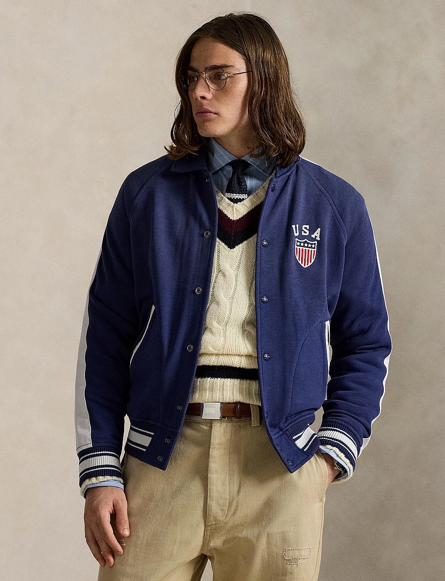 Polo Ralph Lauren - Fleece Graphic Jacket - vestes de printemps - dark cobalt - 3