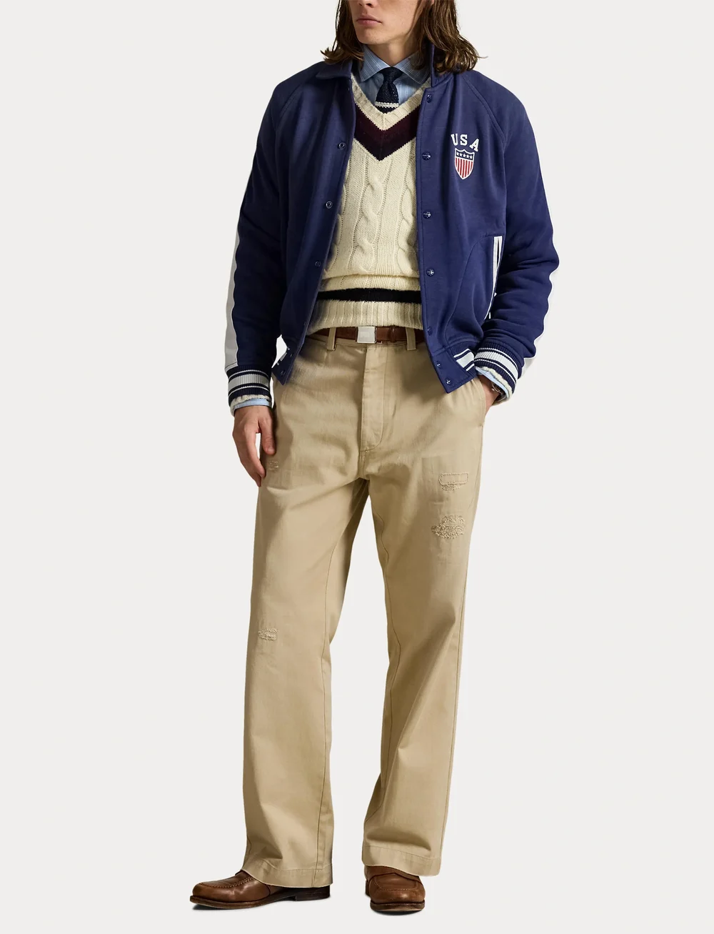 Polo Ralph Lauren - Fleece Graphic Jacket - vindjakker - dark cobalt - 4