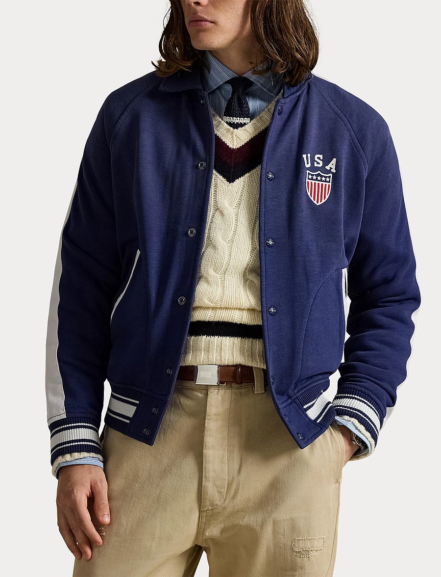 Polo Ralph Lauren - Fleece Graphic Jacket - vestes de printemps - dark cobalt - 5