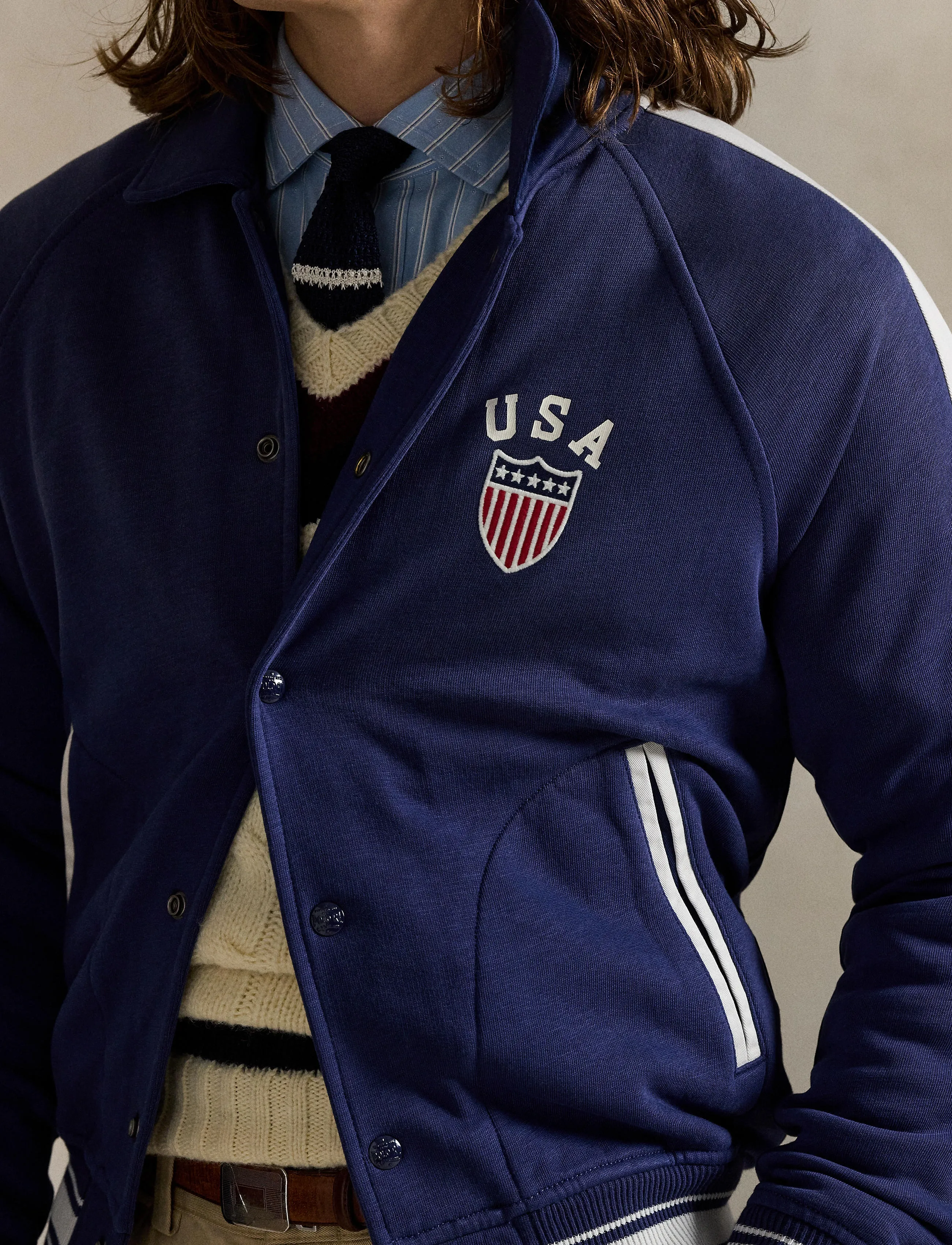 Fleece Graphic Jacket 7