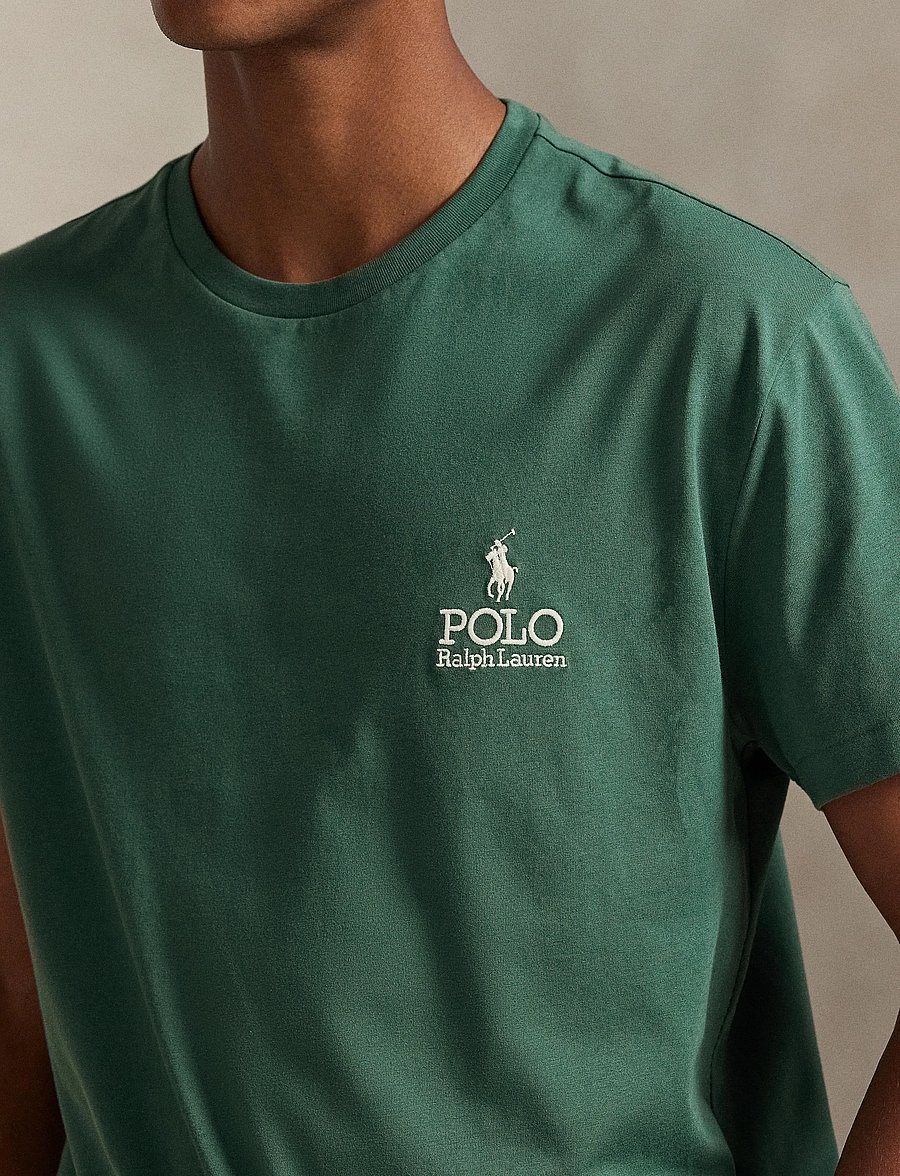 Polo Ralph Lauren - Classic Fit Logo Jersey T-Shirt - lühikeste varrukatega t-särgid - charter green - 4