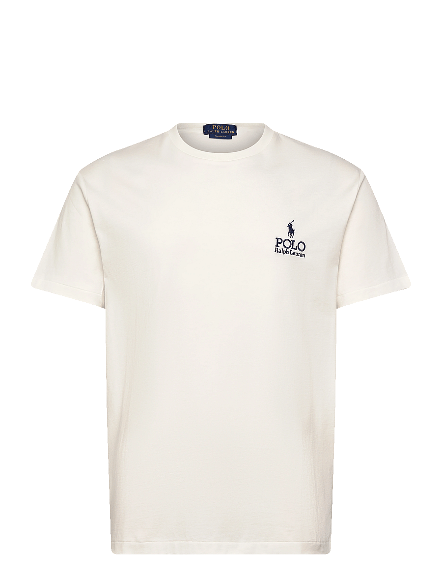 Polo Ralph Lauren - Classic Fit Logo Jersey T-Shirt - lühikeste varrukatega t-särgid - deckwash white - 0