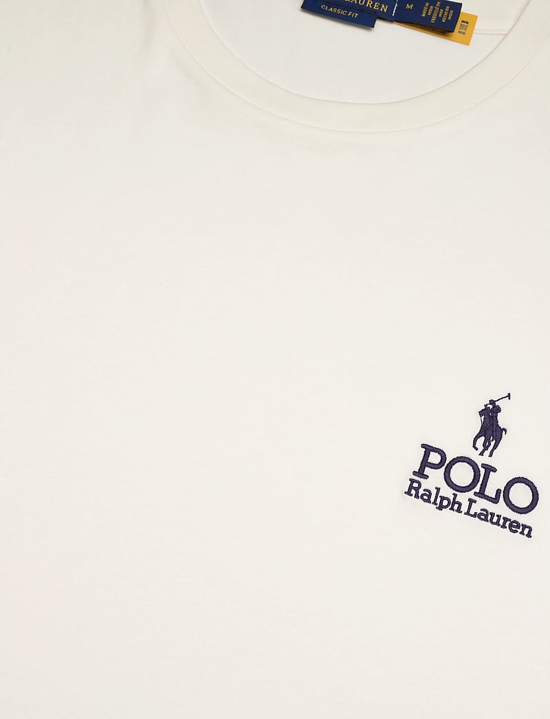 Polo Ralph Lauren - Classic Fit Logo Jersey T-Shirt - kortärmade t-shirts - deckwash white - 2