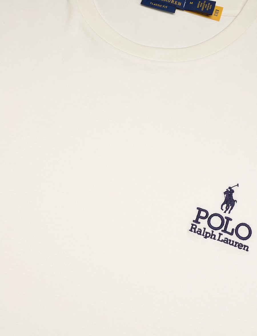 Polo Ralph Lauren - Classic Fit Logo Jersey T-Shirt - lühikeste varrukatega t-särgid - deckwash white - 2