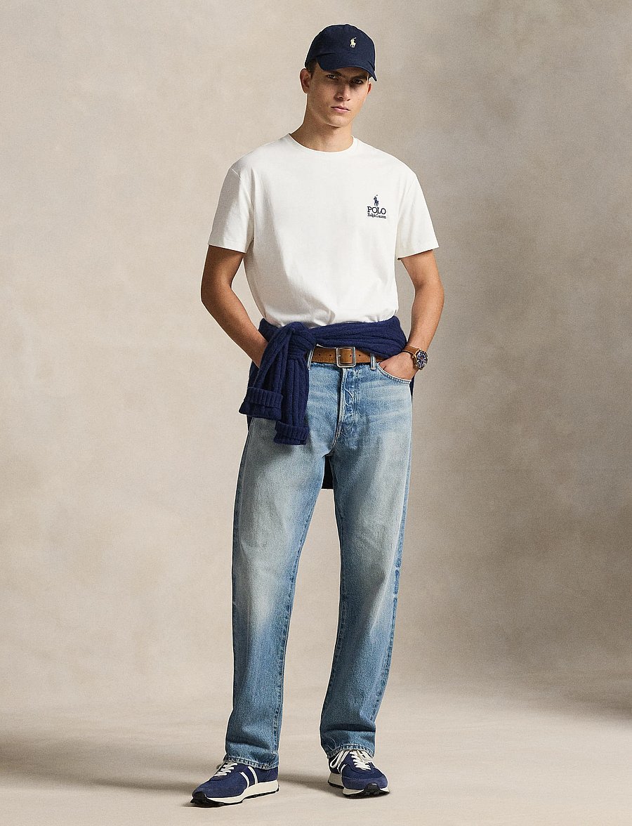 Polo Ralph Lauren - Classic Fit Logo Jersey T-Shirt - kortärmade t-shirts - nevis - 0