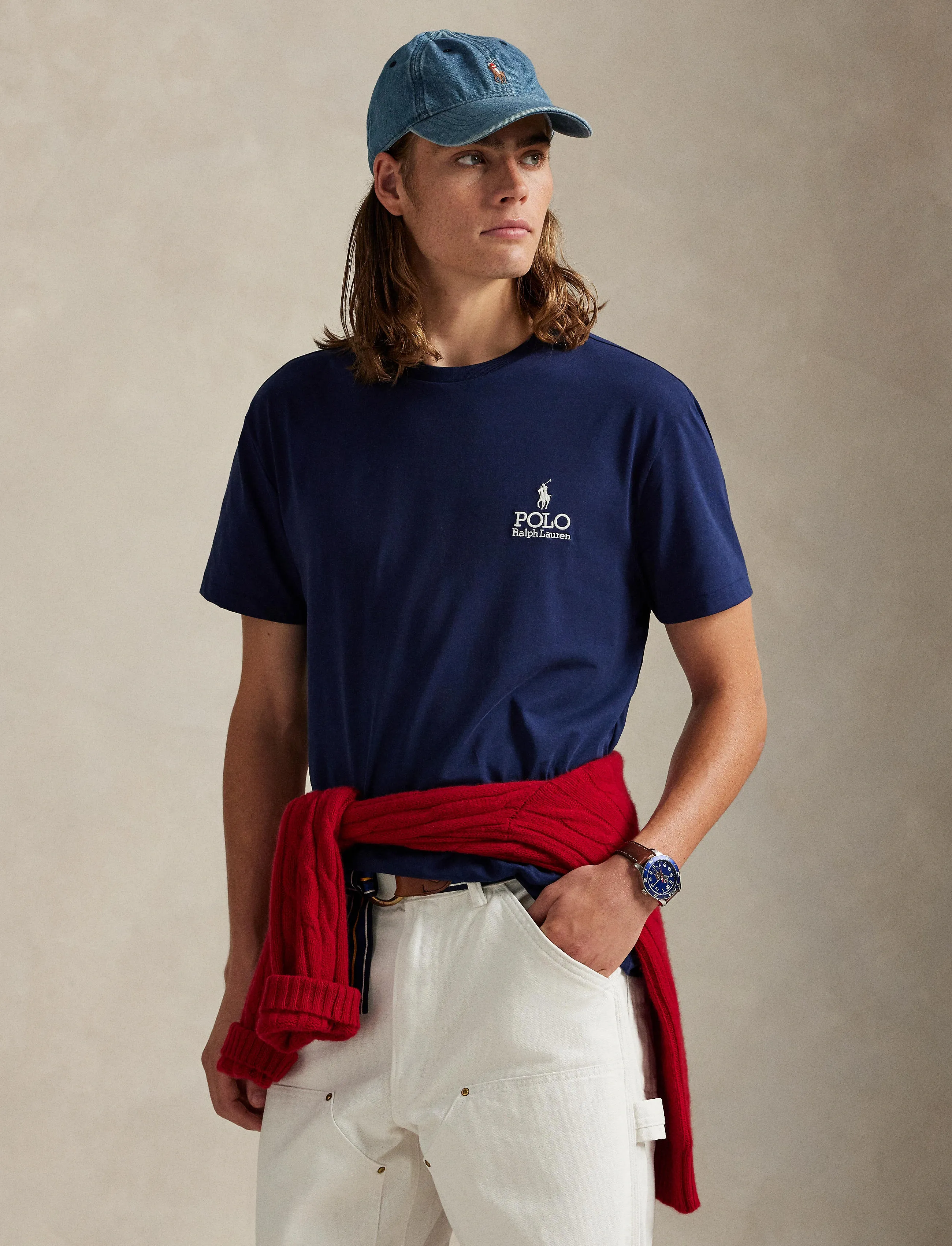 Polo Ralph Lauren 26/1 JERSEY-SSL-TSH - Kleidung - NEWPORT NAVY / navy