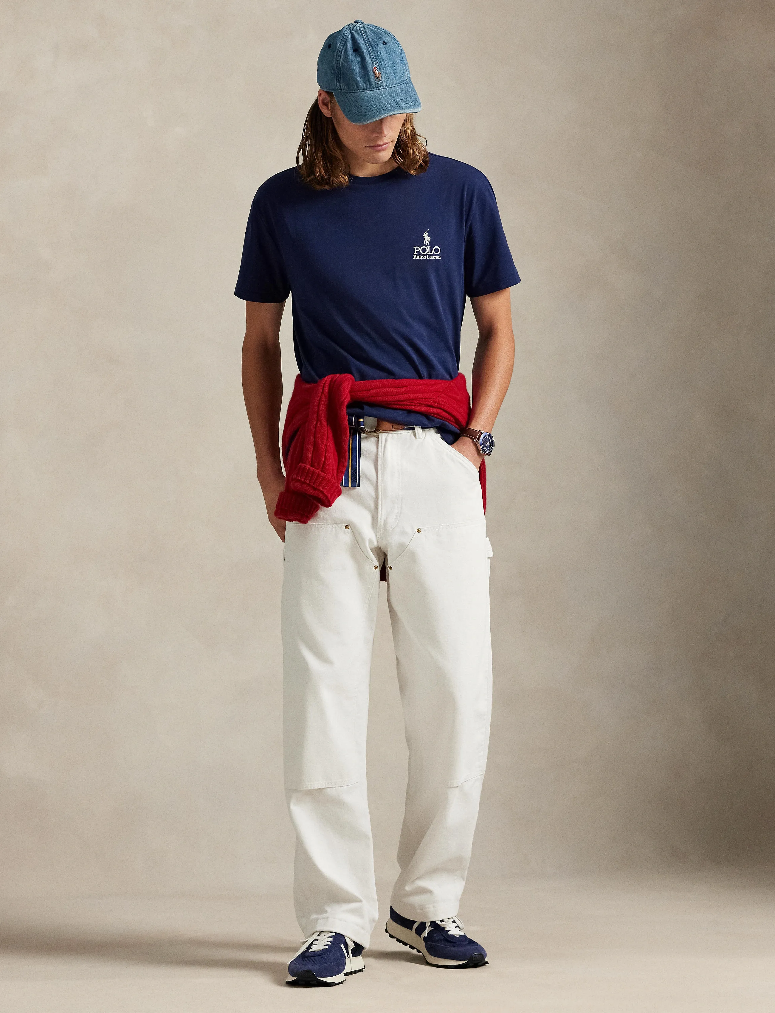 Polo Ralph Lauren - Classic Fit Logo Jersey T-Shirt - kortærmede t-shirts - newport navy - 0