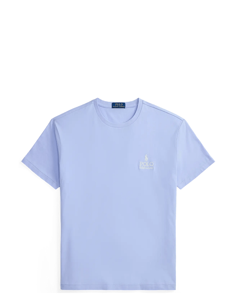 Polo Ralph Lauren - Classic Fit Logo Jersey T-Shirt - kortærmede t-shirts - pebble blue - 1