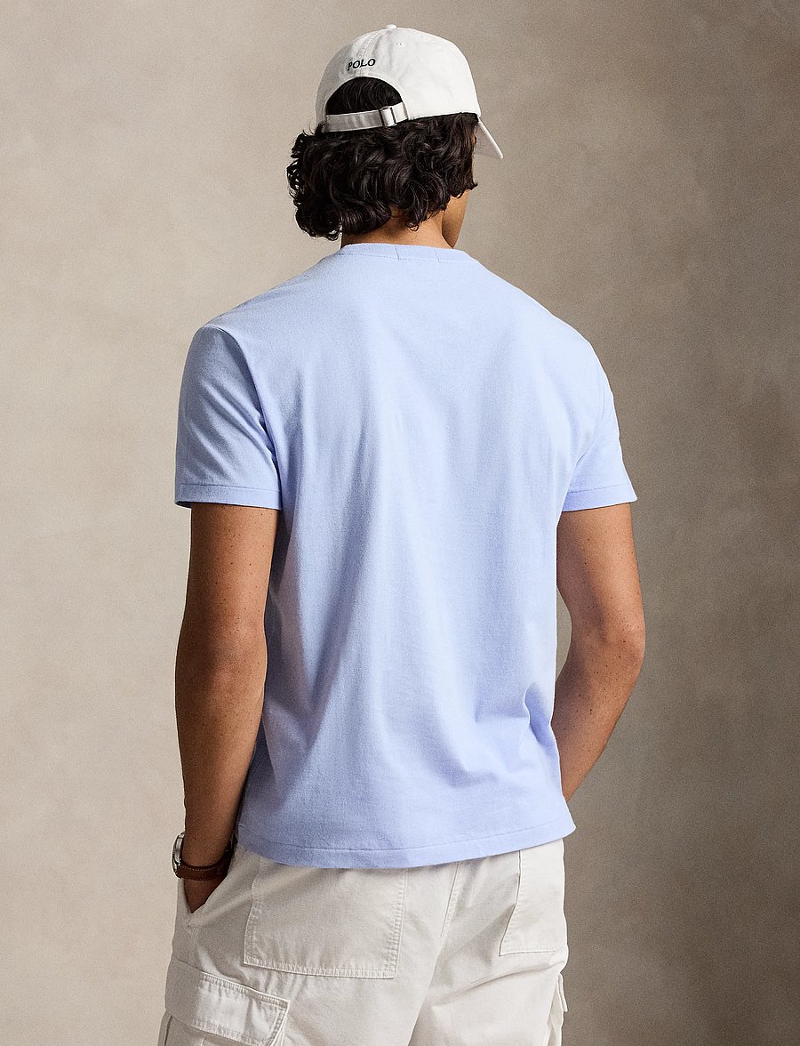 Polo Ralph Lauren - Classic Fit Logo Jersey T-Shirt - kortärmade t-shirts - pebble blue - 2