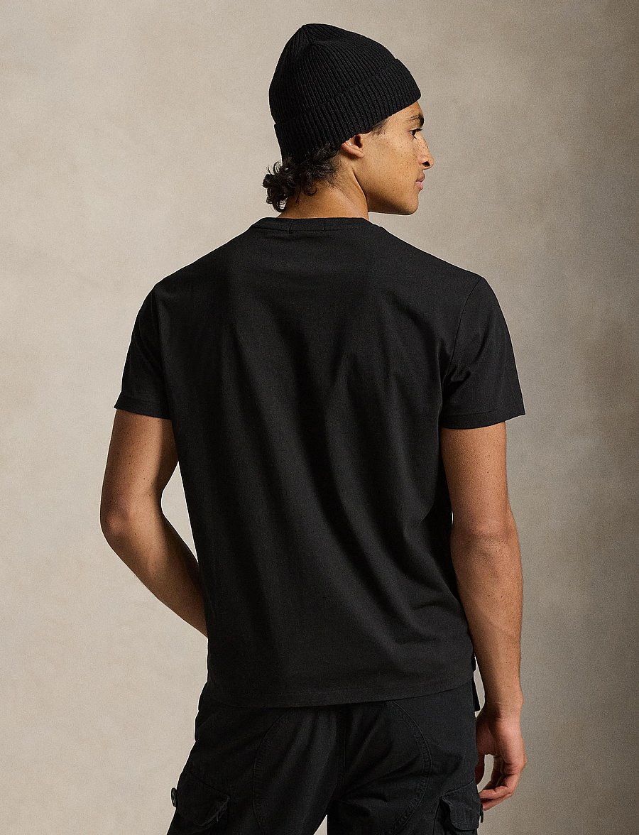 Polo Ralph Lauren - Classic Fit Logo Jersey T-Shirt - kortærmede t-shirts - polo black - 3