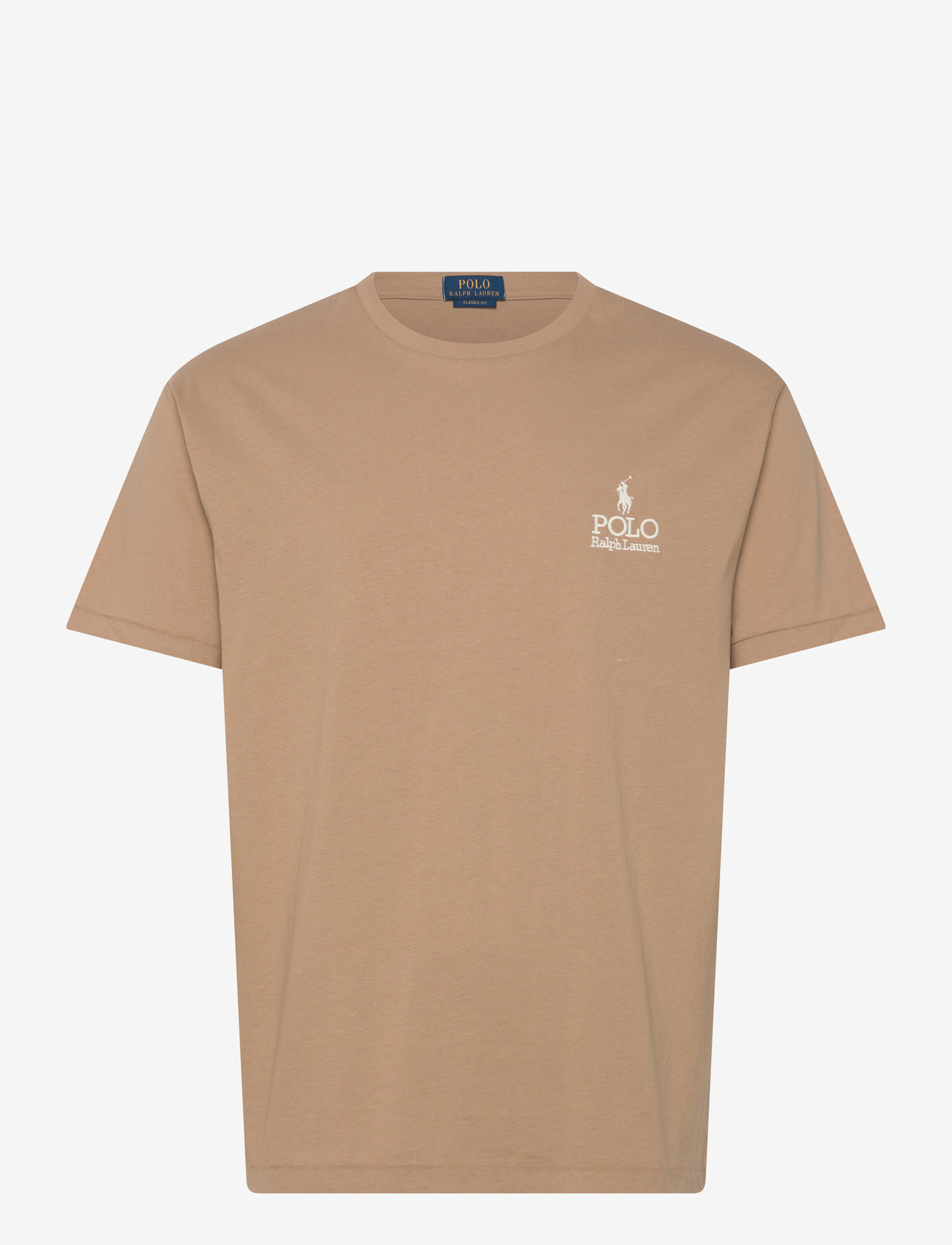 Polo Ralph Lauren - Classic Fit Logo Jersey T-Shirt - kortærmede t-shirts - vintage khaki - 0