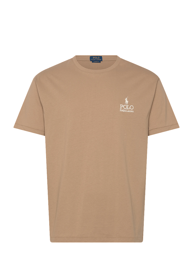 Polo Ralph Lauren - Classic Fit Logo Jersey T-Shirt - kortærmede t-shirts - vintage khaki - 0
