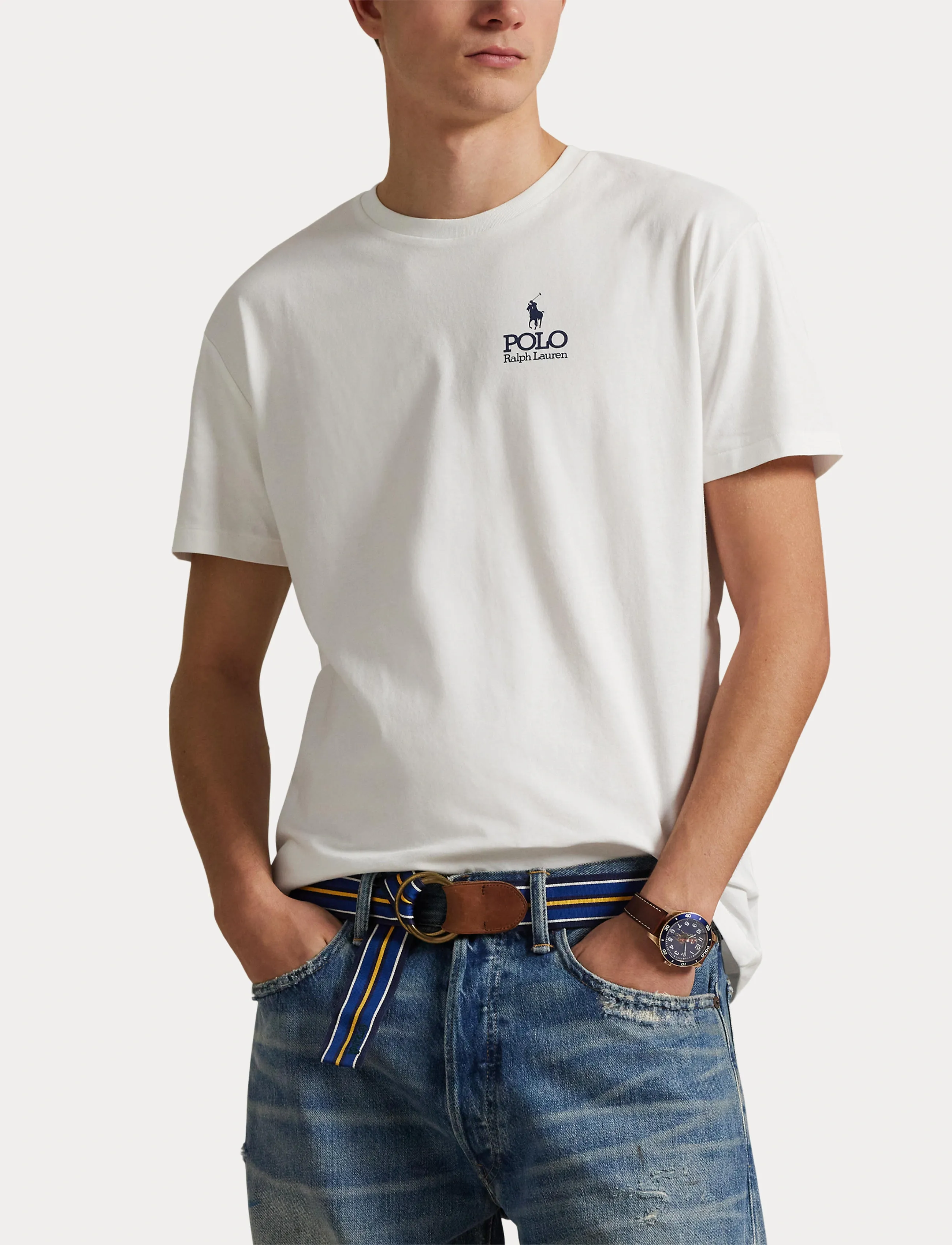 Polo Ralph Lauren - Classic Fit Logo Jersey T-Shirt - lühikeste varrukatega t-särgid - white - 5