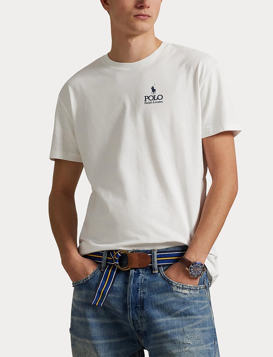 Polo Ralph Lauren - Classic Fit Logo Jersey T-Shirt - lühikeste varrukatega t-särgid - white - 5