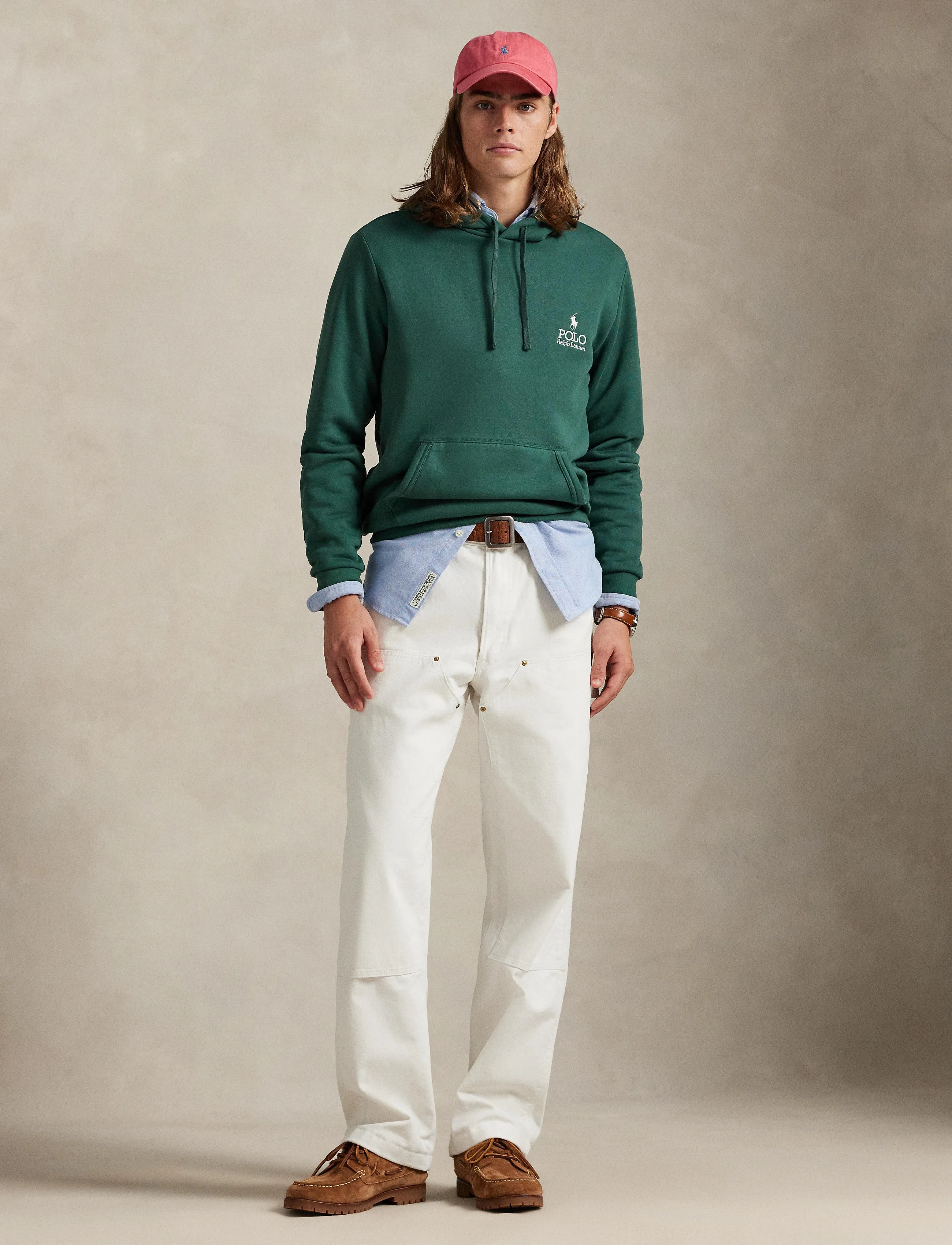 Polo Ralph Lauren - Logo Fleece Hoodie - hættetrøjer - charter green - 4
